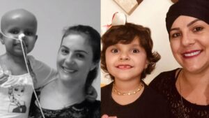 Viviane e Sophia se curaram do câncer juntas