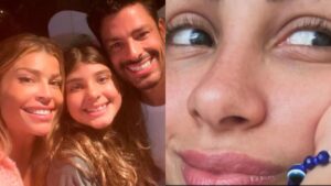 Cauã Reymond e namorada