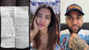 Daniel Alves manda carta para a esposa da prisão
