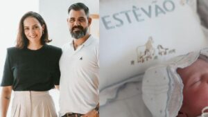 Nasceu! Leticia Cazarré dá à luz sexto filho com Juliano Cazarré