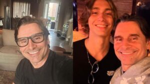 Filho de Murilo Rosa de 16 anos chama atenção em foto com o pai: “Ele é gigante”