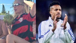 Éder Militão quer processar Karoline para que a influenciadora não se mude