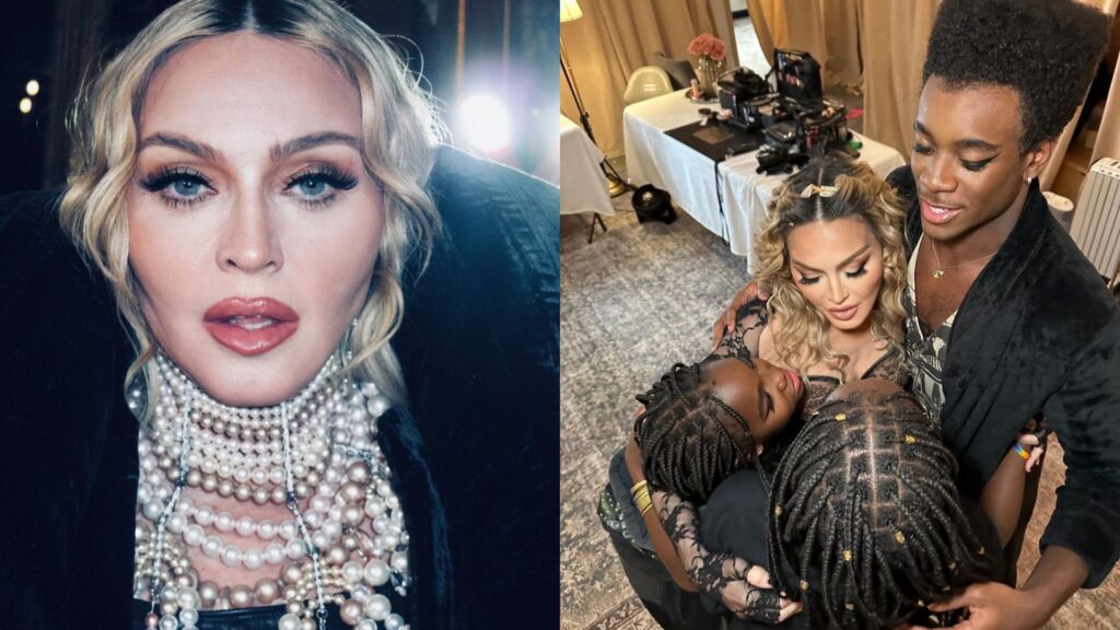 Madonna e os filhos adotados