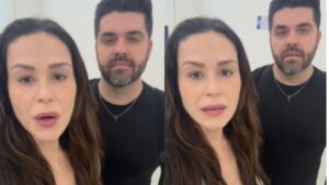 Nadja Haddad e marido atualizam estado de saúde de filho internado no hospital