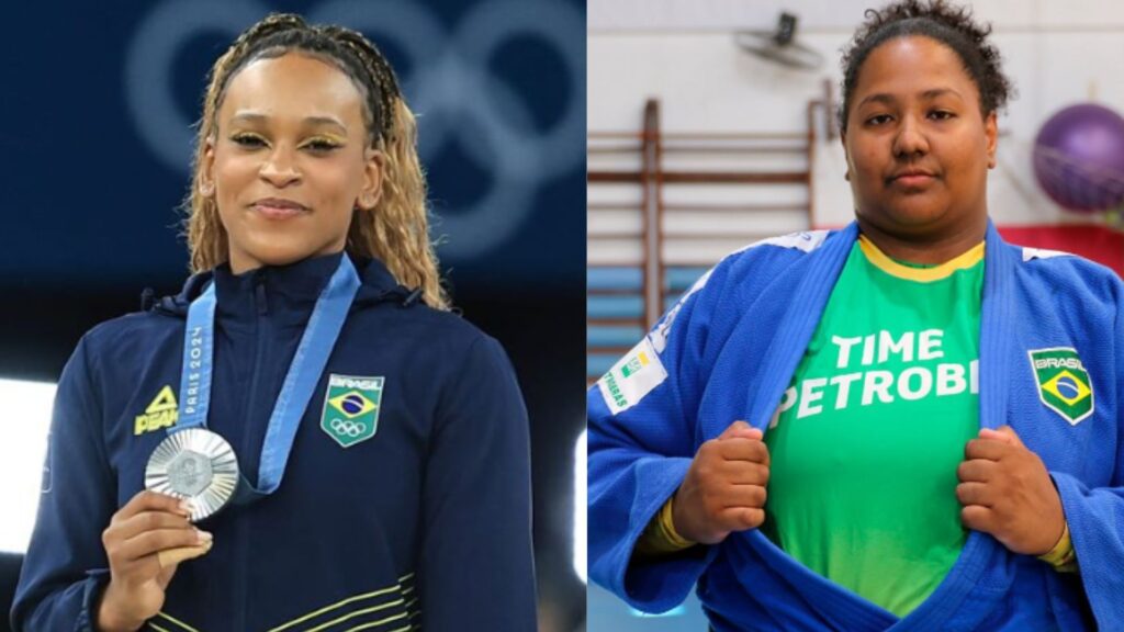 Beatriz Souza e Rebeca Andrade