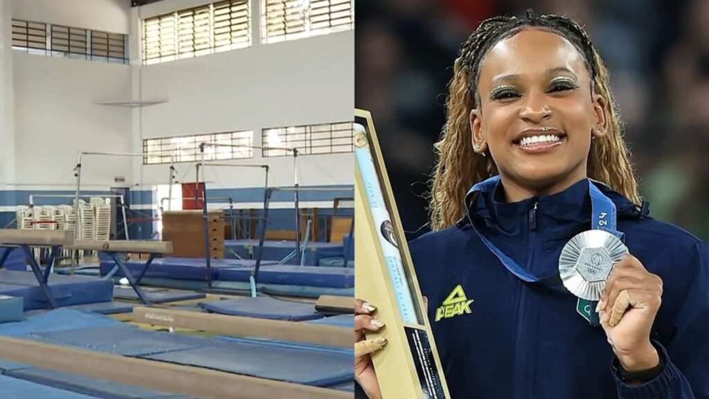 Rebeca Andrade começou a treinar ainda criança