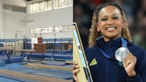 Rebeca Andrade começou a treinar ainda criança