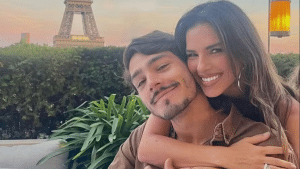 Mariana Rios mostra ultrassom do filho que está esperando com Juca Diniz pela primeira vez
