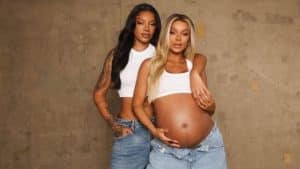 Nasceu! Ludmilla e Brunna Gonçalves comemoram a chegada da primeira filha, Zuri