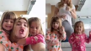 Virginia aparece dançando música de Zé Felipe a pedido das filhas; assista