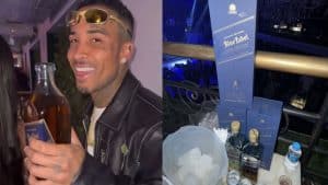 Bia Miranda e Gato Preto postaram vídeos com bebidas alcoólicas e cigarros em balada antes do acidente