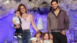 Divorciados, Virginia e Zé Felipe comemoram juntos mais um mêsversário do caçula José Leonardo