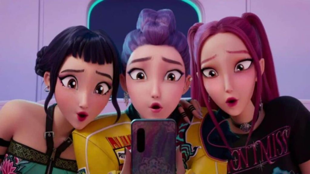 Personagens de Guerreiras do K-pop.