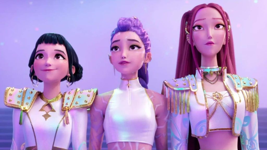 Personagens de Guerreiras do K-pop.