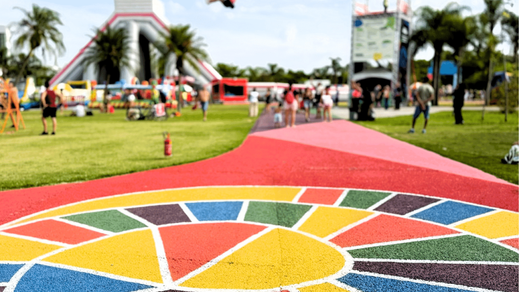 Família no Parque atrações, piqueniques e brincadeiras para todas as idades.