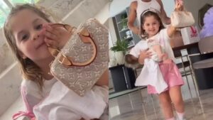Filha de Virginia Fonseca ganha bolsa de luxo aos 4 ano. Saiba o valor